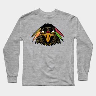 Chicago Hawk Eyes Long Sleeve T-Shirt